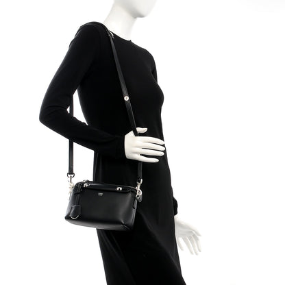 Fendi Vitello Dolce Mini By The Way Boston Bag Black 2 of 7