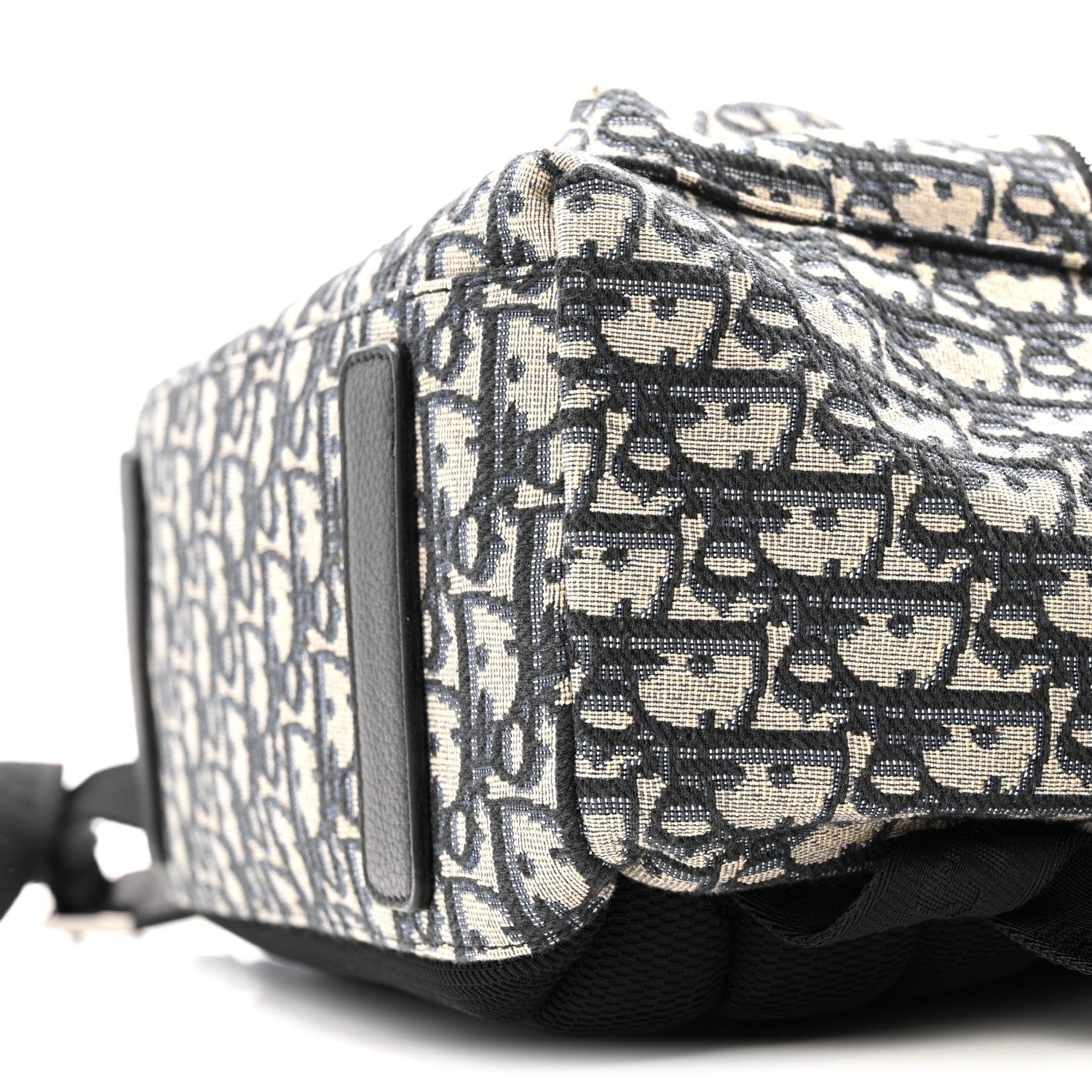 Christian Dior Oblique Calfskin Rider Backpack Beige Black 12 of 15