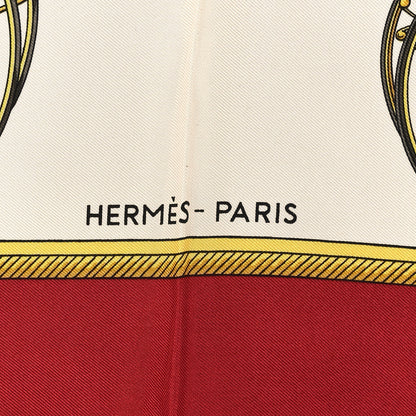 Hermes Silk Les Voitures A Transformation Scarf 90 2 of 5