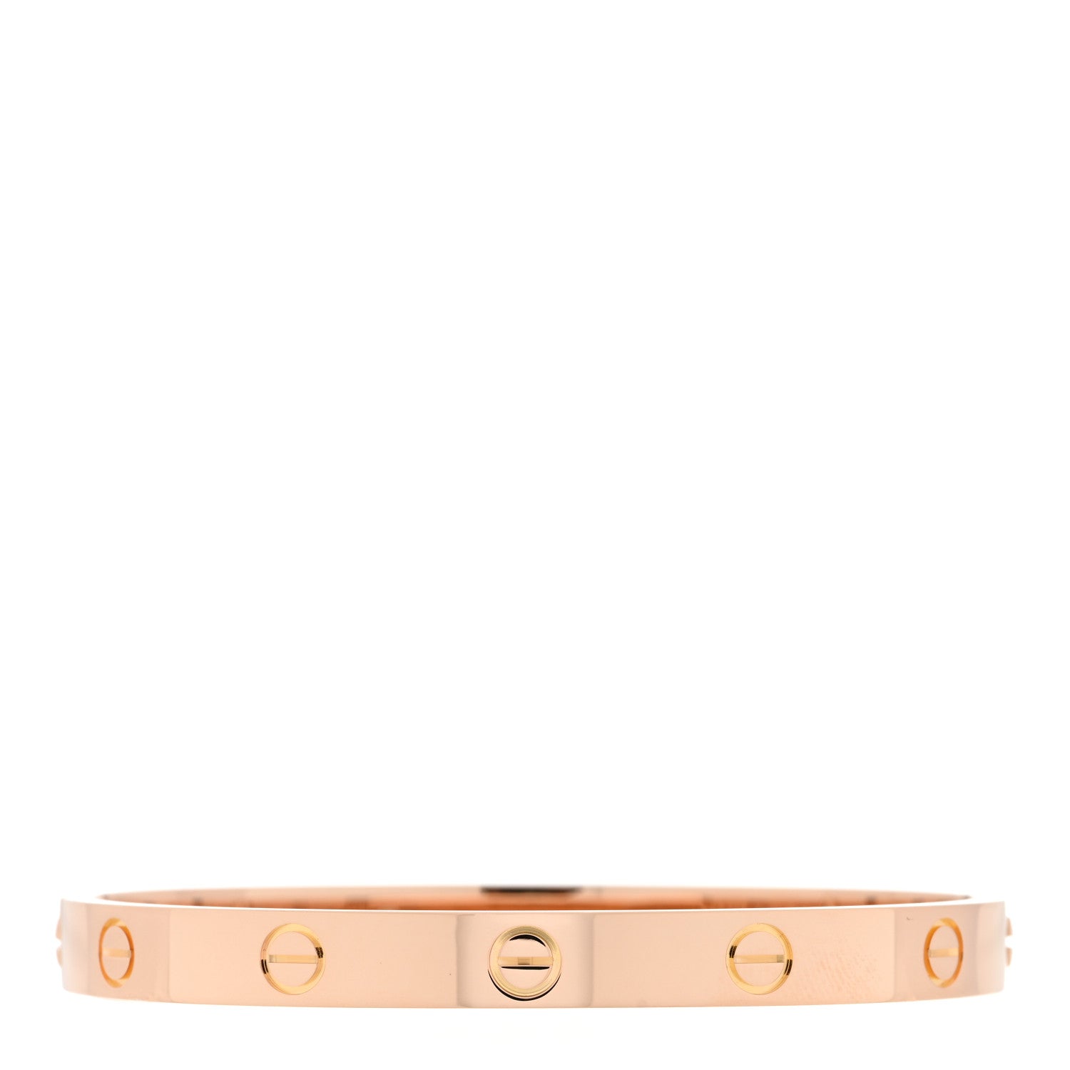 Cartier 18K Pink Gold LOVE Bracelet 17 1 of 5