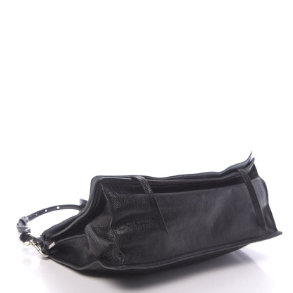 Prada Glace Calf Etiquette Flap Black Astrale 4 of 11