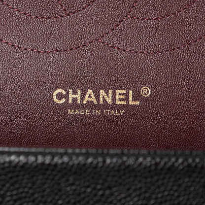Chanel Caviar Quilted Jumbo Double Flap Black 7 of 10