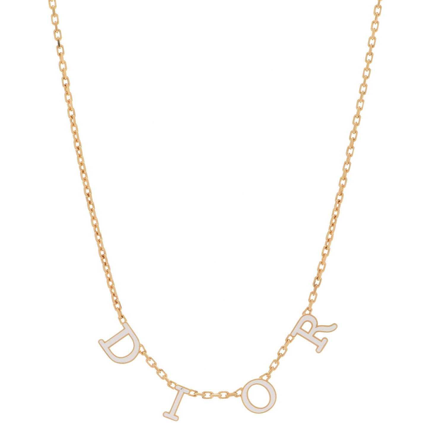 Christian Dior Metal Lacquer Dio(r)evolution Necklace Gold 1 of 6