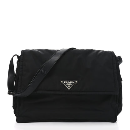 Prada Re-Nylon Padded Large Traveller Black 1 of 9