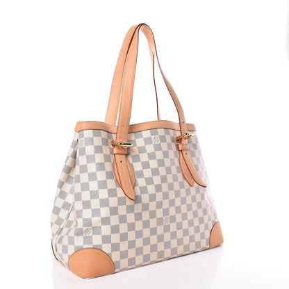Louis Vuitton Damier Azur Hampstead MM 3 of 16