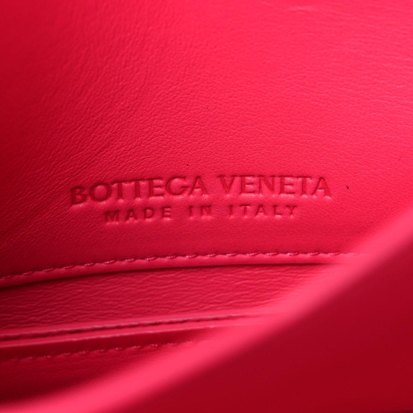 Calfskin Mount Envelope Bag Pink