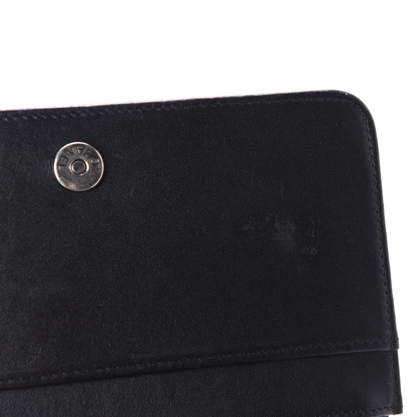 Caviar Quilted Boy Wallet On Chain WOC Black