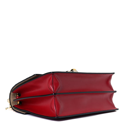 Fendi Vitello Liberty FF 1974 Embossed Kan I Shoulder Bag Fragola 3 of 11