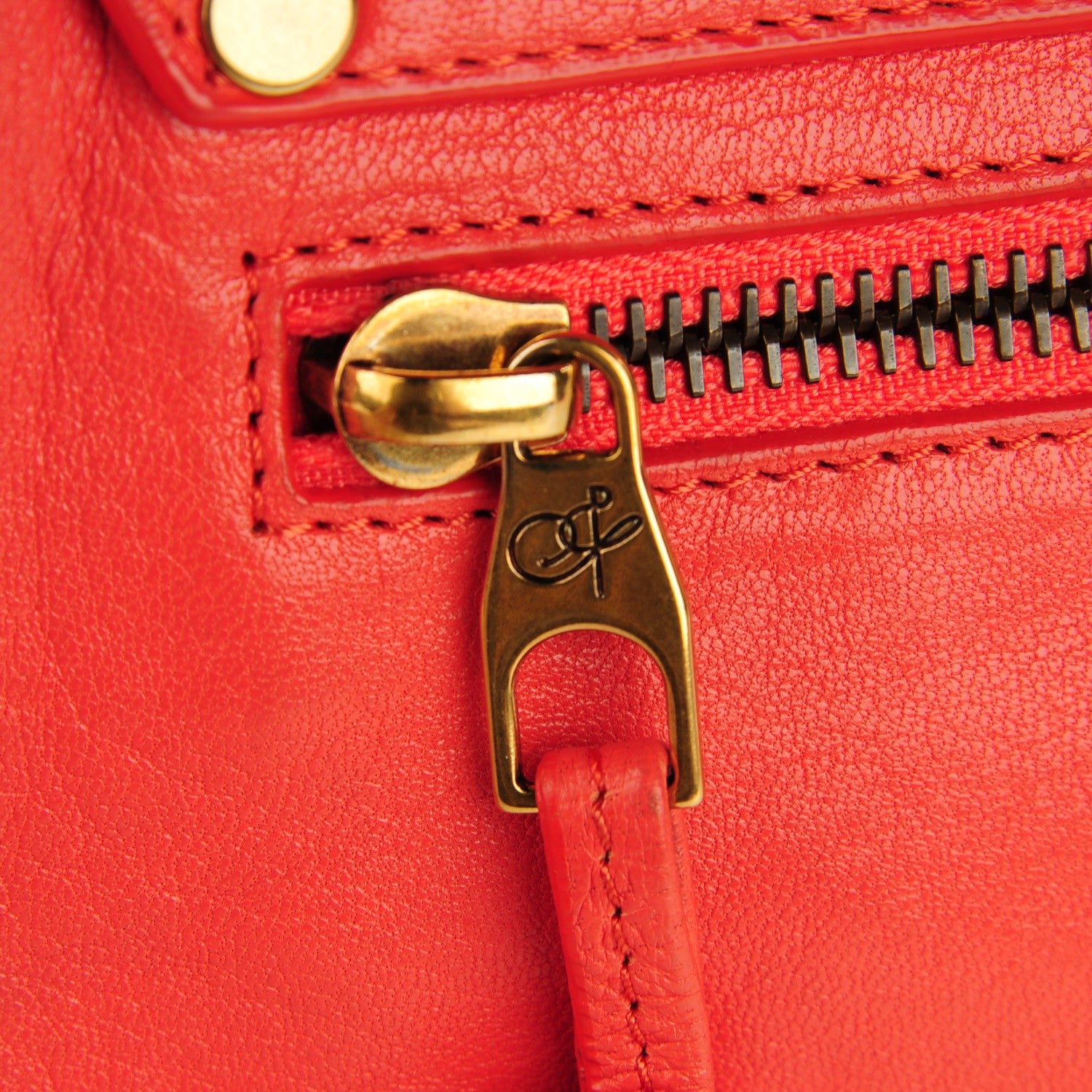 Proenza Schouler Lambskin PS1 Mini Pouch Messenger Bag Deep Coral 10 of 12
