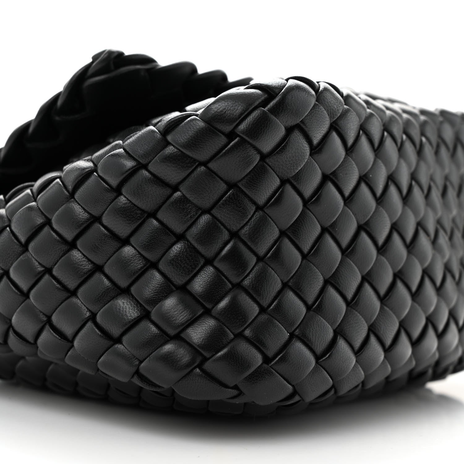 Bottega Veneta Nappa Intrecciato Mini Cobble Shoulder Bag Black 8 of 11