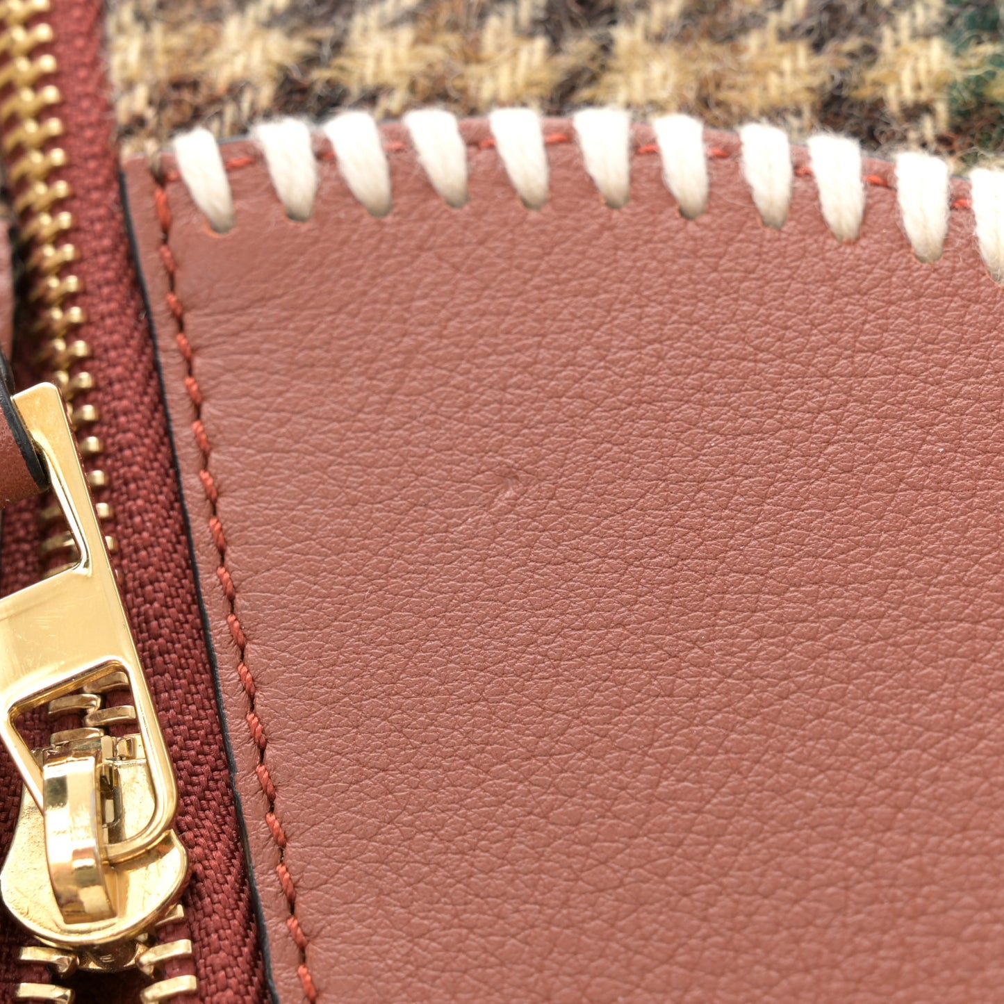 Calfskin Tweed Small Hammock Shoulder Bag Cypress Tan