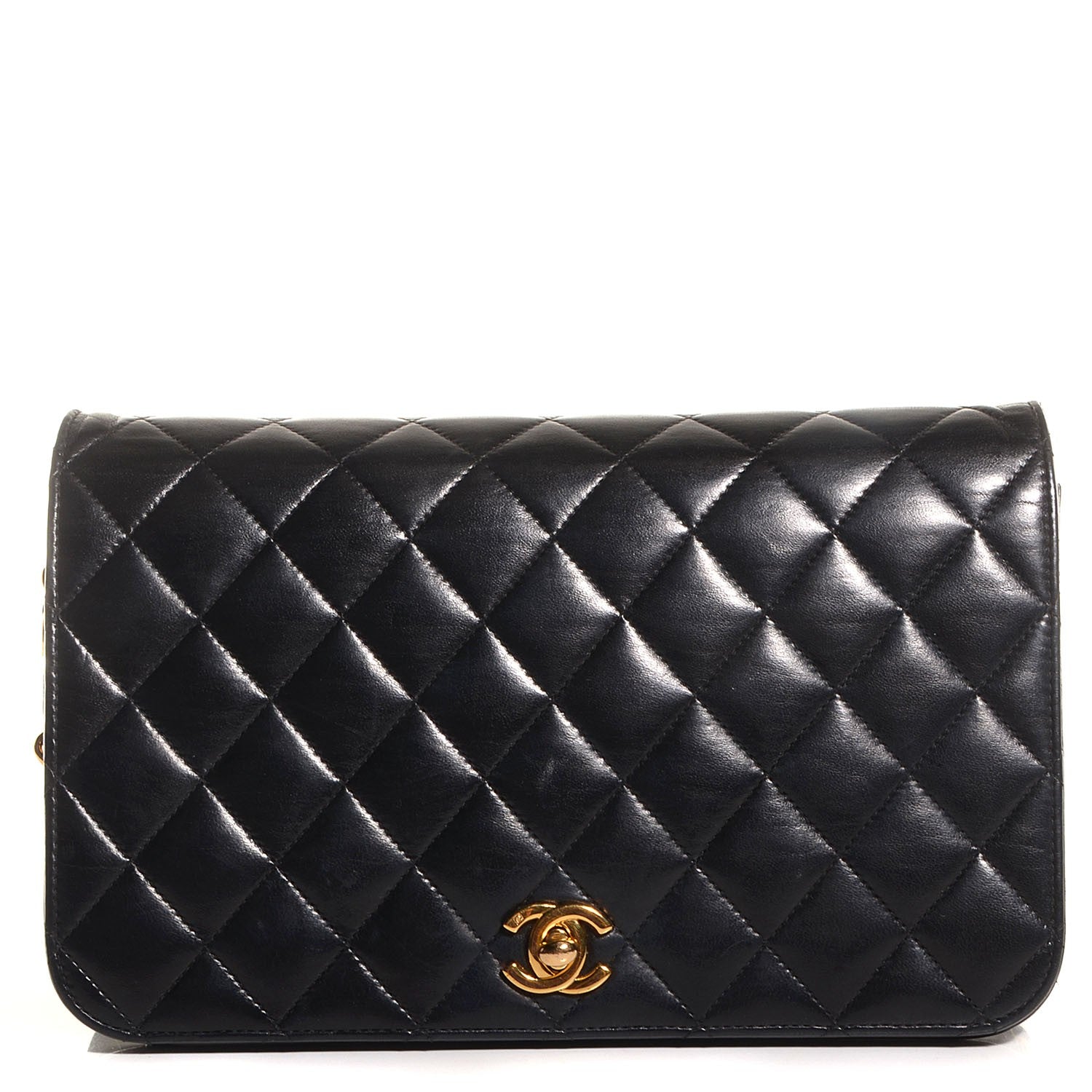 Chanel Lambskin Small Single Flap Black 1 of 9
