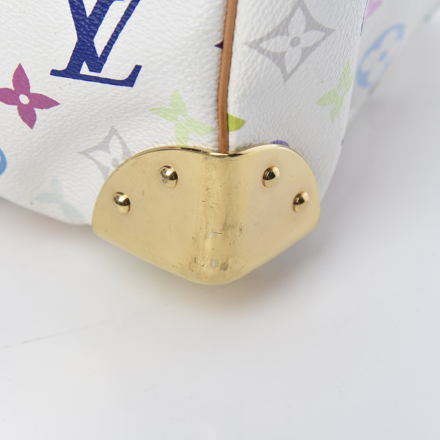 Louis Vuitton Monogram Multicolor Keepall 45 White 8 of 14
