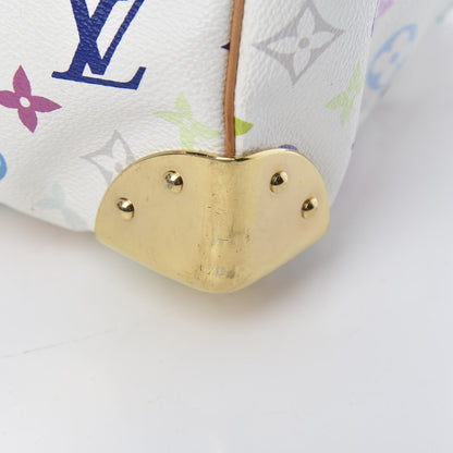Louis Vuitton Monogram Multicolor Keepall 45 White 8 of 14