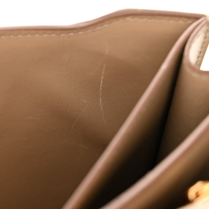 Burberry Calfskin Monogram Embossed Medium TB Chain Bag Honey 11 of 12