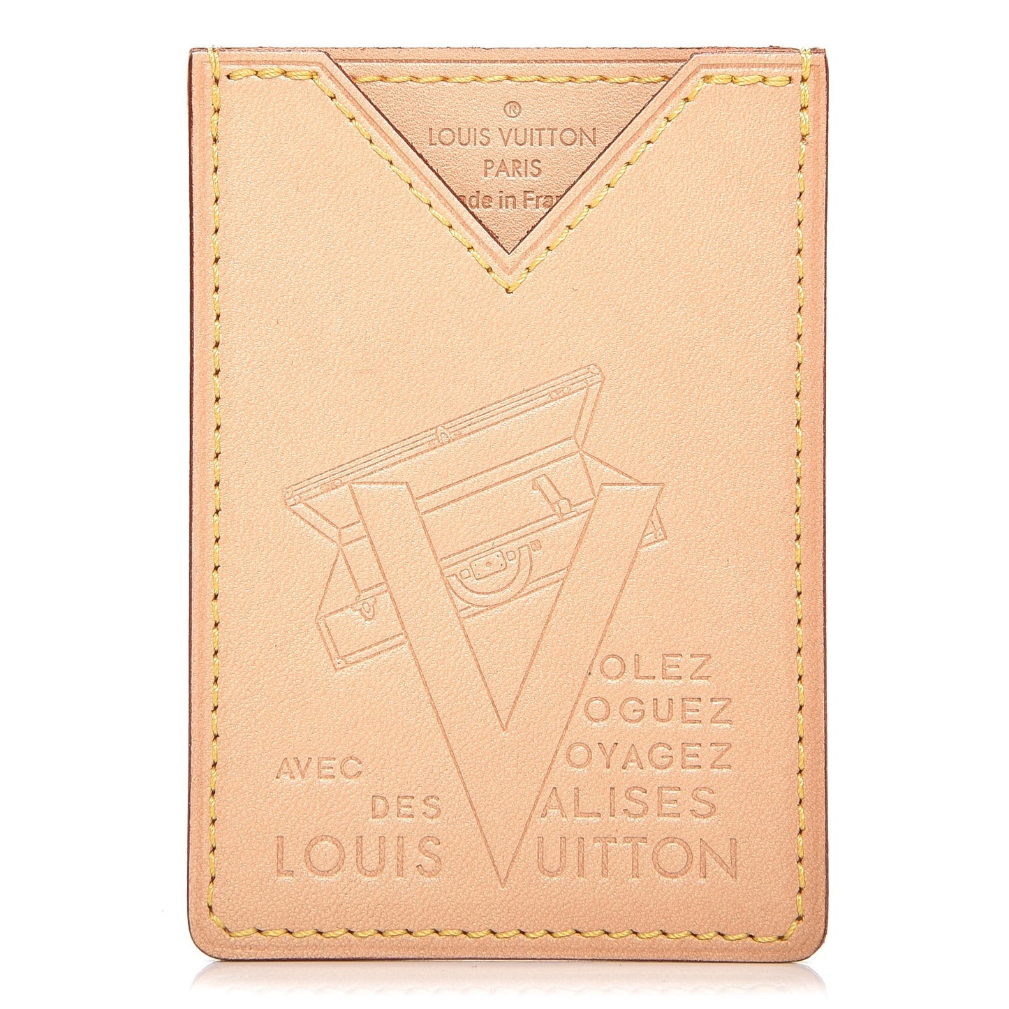 Vachetta Voyages Card Holder