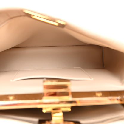 Fendi Crocodile Mini Peekaboo Iconic Satchel Beige Tortoise 6 of 9