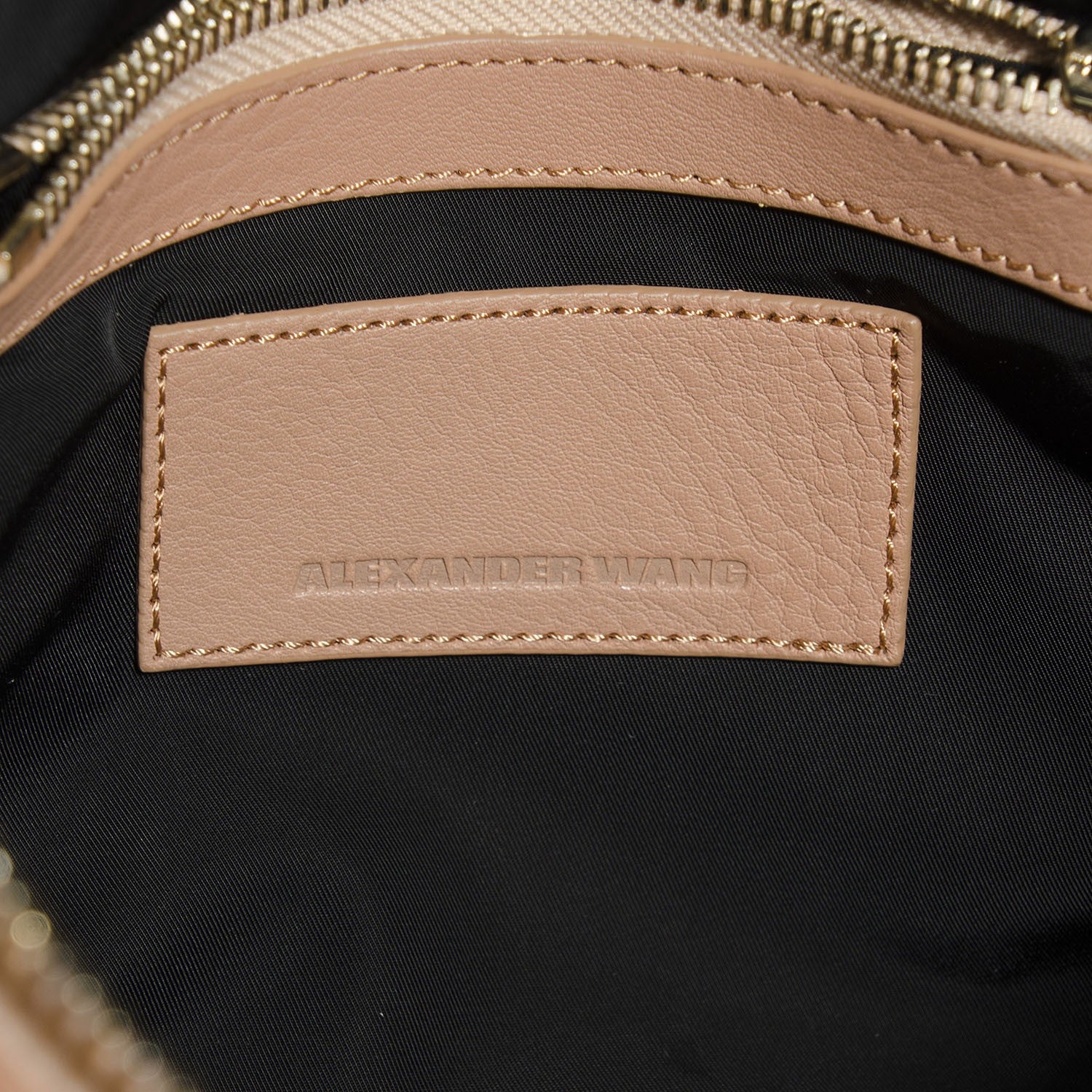 Alexander Wang Pebbled Lambskin Rockie Blush Pale Gold Hardware 6 of 8