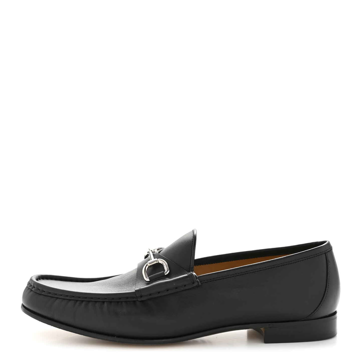 Road Calfskin Mens Horsebit Loafers 10.5 Black