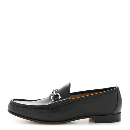 Gucci Road Calfskin Mens Horsebit Loafers 10.5 Black 1 of 11