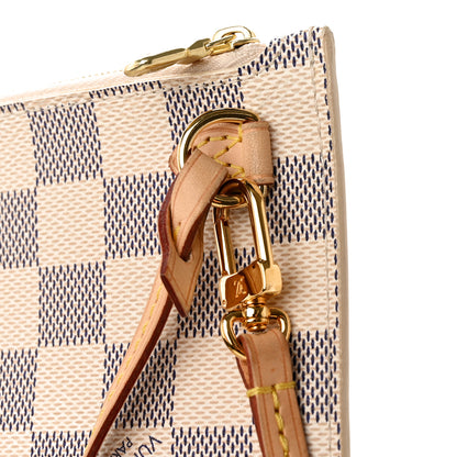 Louis Vuitton Damier Azur Neverfull MM GM Pochette 8 of 11