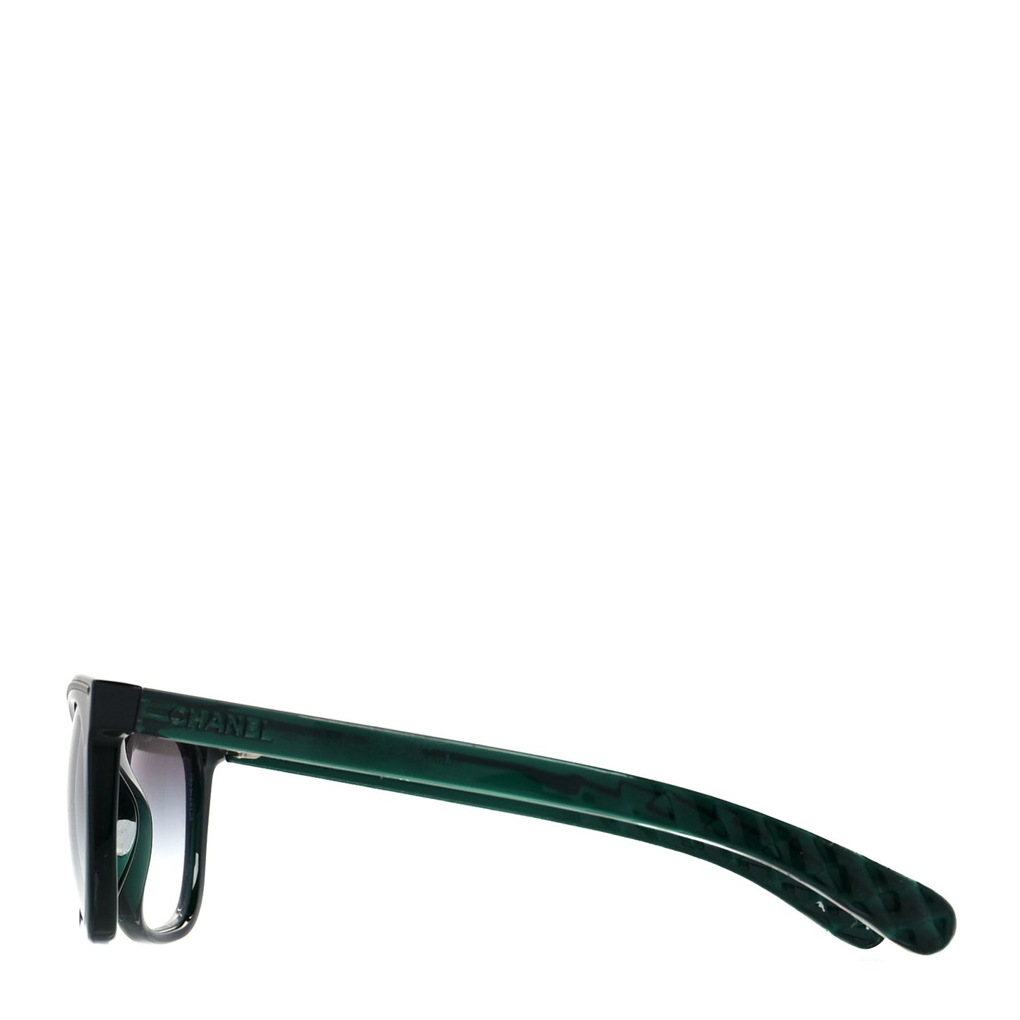 Cat Eye Chain Sunglasses 6041 Green