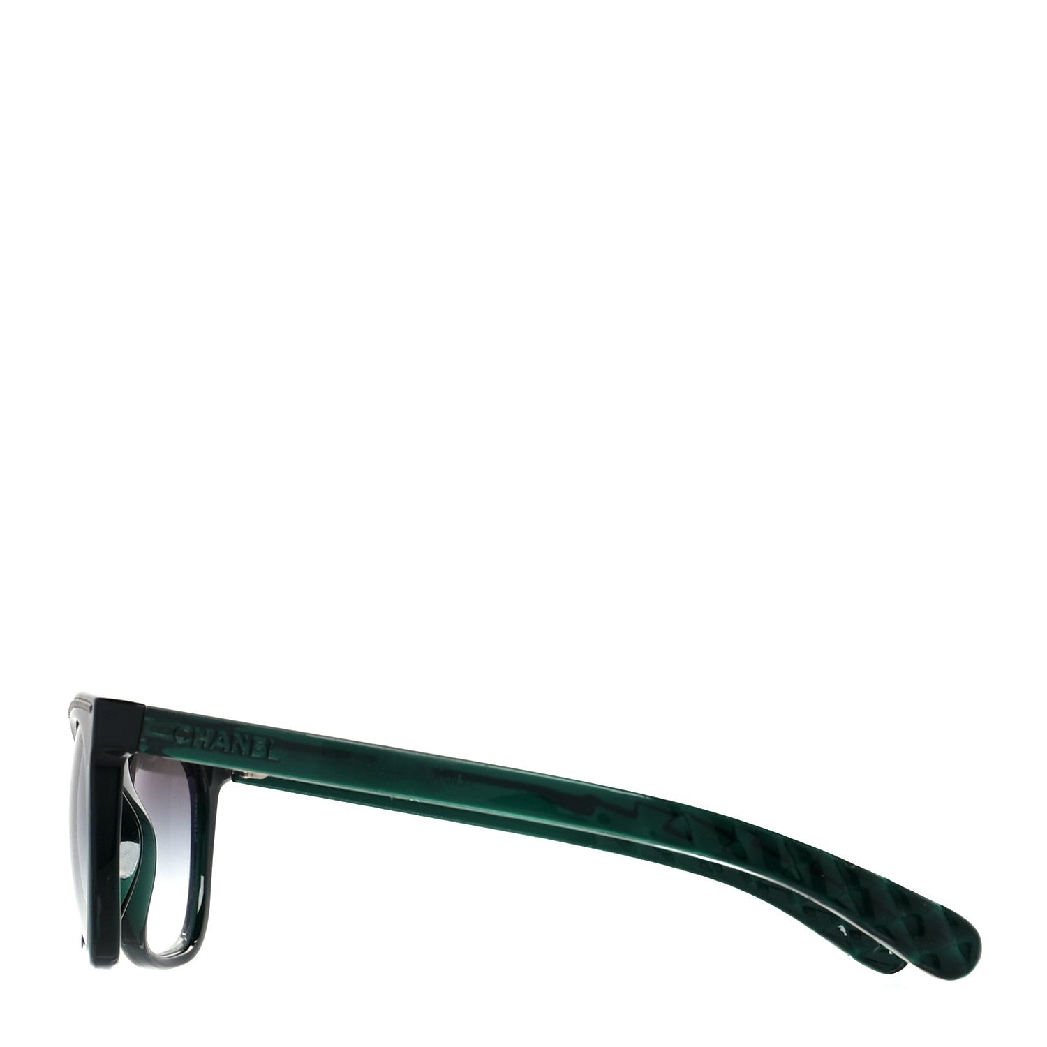 Chanel Cat Eye Chain Sunglasses 6041 Green 3 of 10