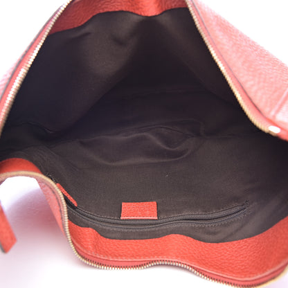 Gucci Calfskin Bamboo Ring Hobo Orange 5 of 12