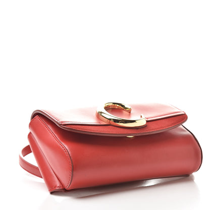 Chloe Calfskin Suede C Belt Bag Plaid Red 4 of 12