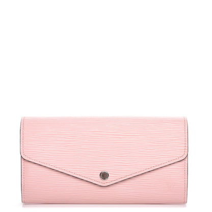 Louis Vuitton Epi Sarah Wallet NM Rose Ballerine 1 of 7