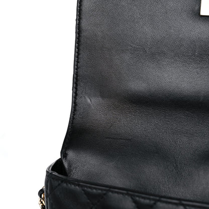 Chanel Lambskin Quilted Side Packs Black 13 of 14