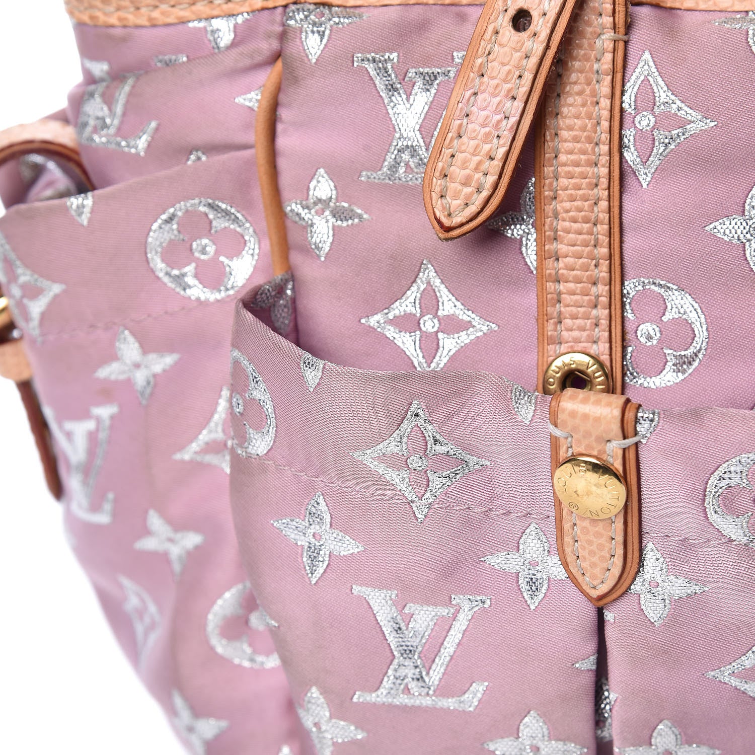 Louis Vuitton Monogram Glitter Cabas Pink 17 of 23