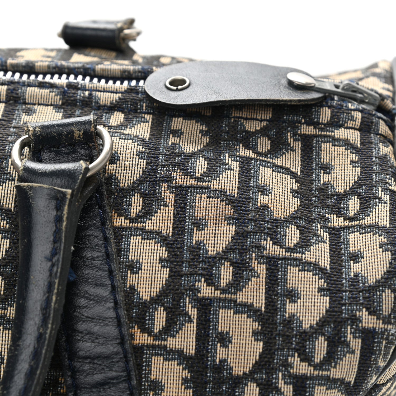 Christian Dior Monogram Boston Navy Blue 16 of 16