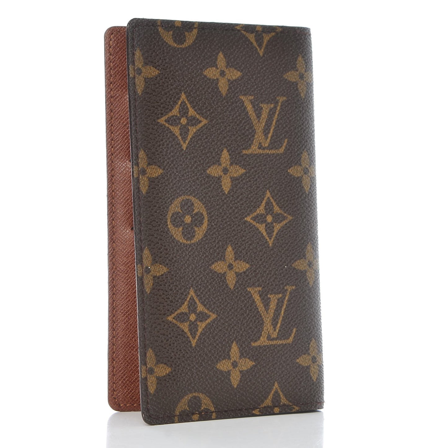 Monogram Checkbook Holder Wallet