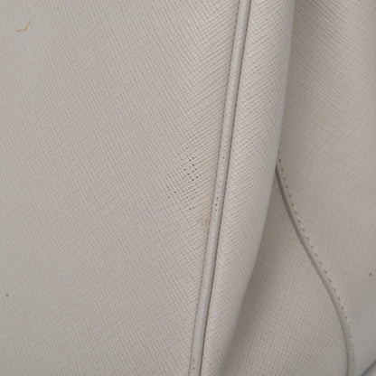 Prada Saffiano Medium Galleria Double Zip Tote Talco 13 of 14
