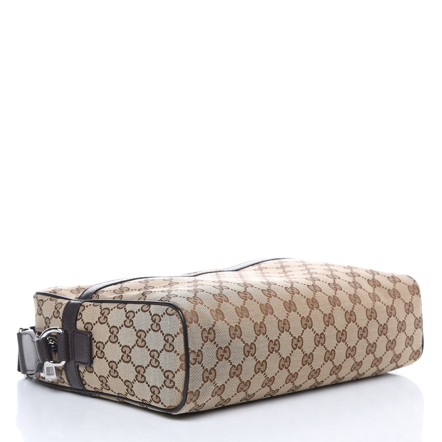 Monogram Dollar Calfskin Large Camera Case Beige Ebony Testa di Moro Marrone Scuro