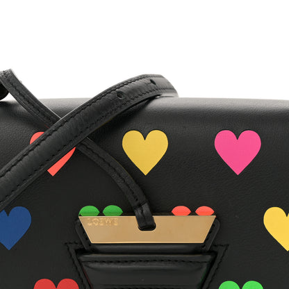 Loewe Calfskin Hearts Small Barcelona Shoulder Bag Black 8 of 12