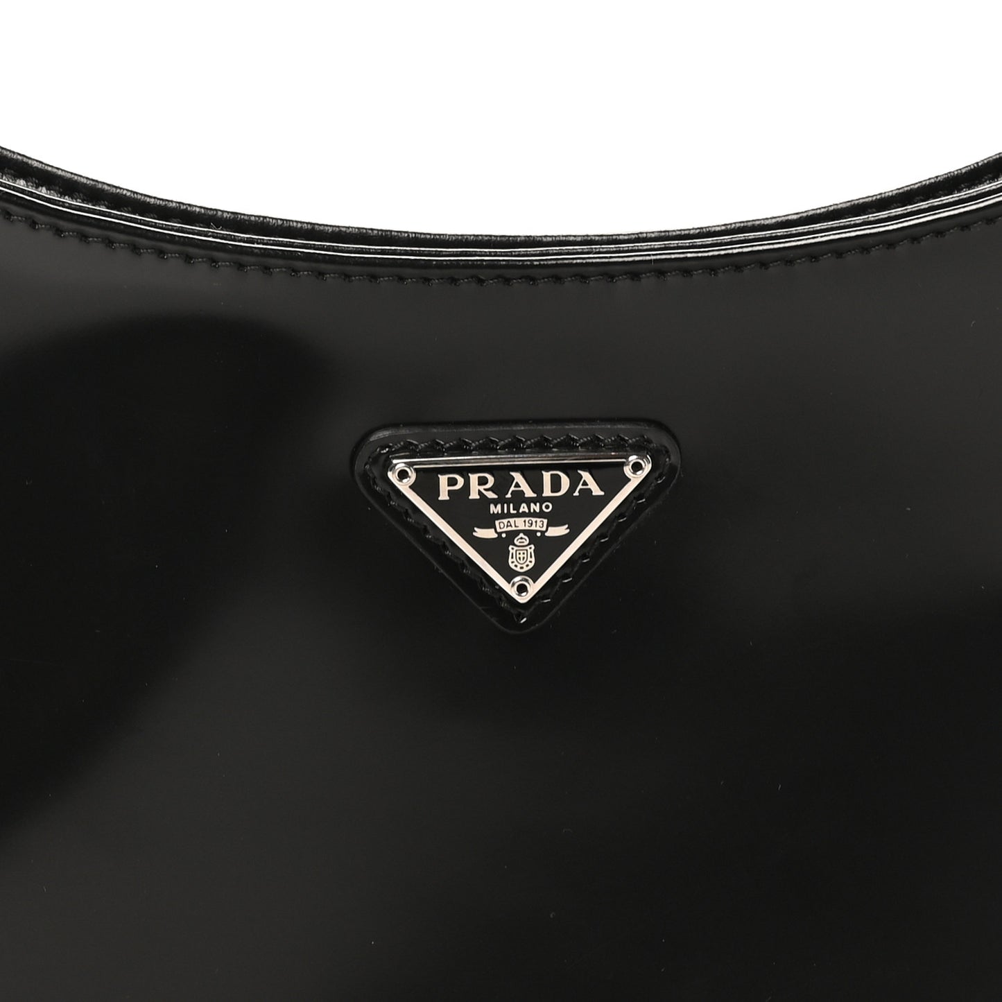 Spazzolato Cleo Shoulder Bag Black