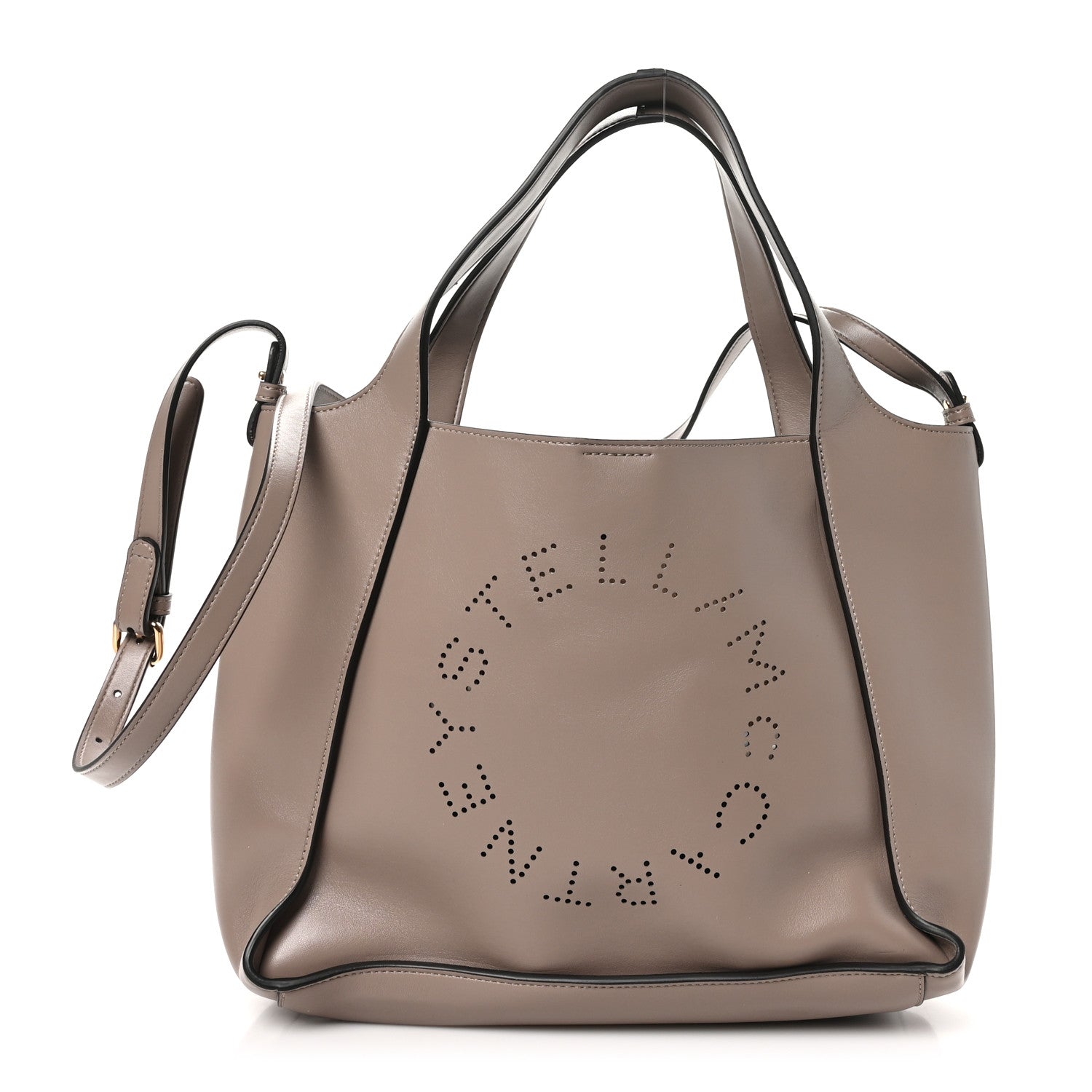 Stella McCartney Eco Alter Nappa East West Perforated Tote Moss 1 of 10