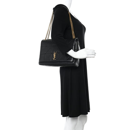 Saint Laurent Lambskin Patchwork Monogram Large Jamie Black 2 of 10