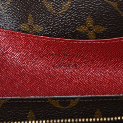 Louis Vuitton Monogram Emilie Wallet Red 6 of 11