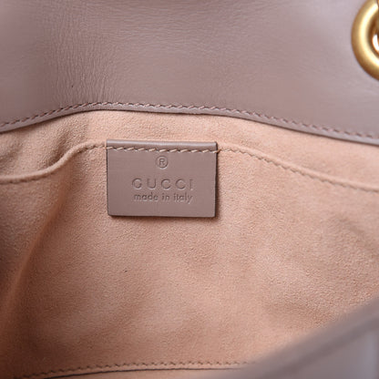 Gucci Calfskin Matelasse Studded Mini Pearly GG Marmont Shoulder Bag Porcelain Rose 6 of 9