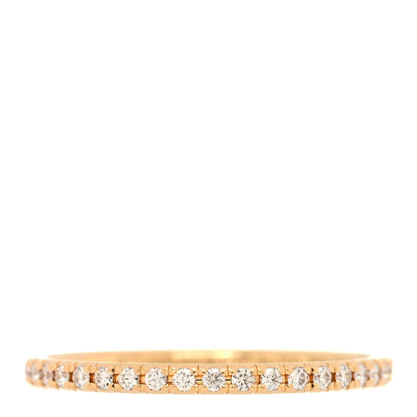 18K Yellow Gold Diamond .31ctw Soleste Full Eternity Band Ring 49 5