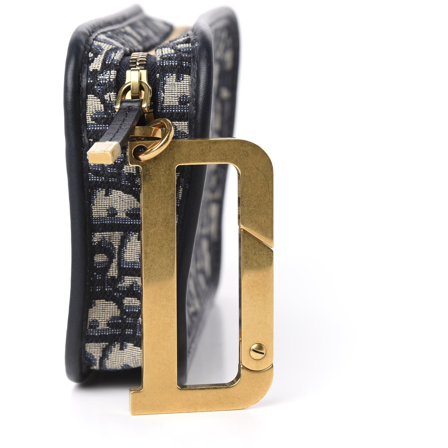 Christian Dior Oblique Diorquake Clutch Blue 8 of 9