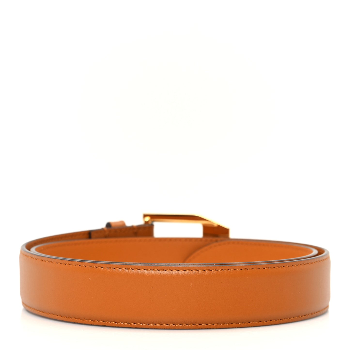 Selleria Calfskin 30mm Belt 80 32 Cognac
