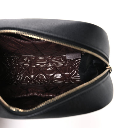 Chanel Caviar Quilted Medium Curvy Pouch Cosmetic Case Black 5 of 8