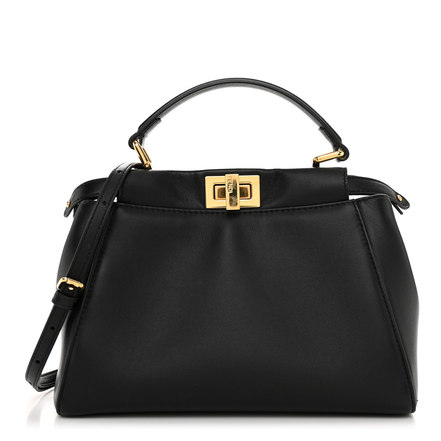 Nappa Mini Peekaboo Iconic Satchel Black