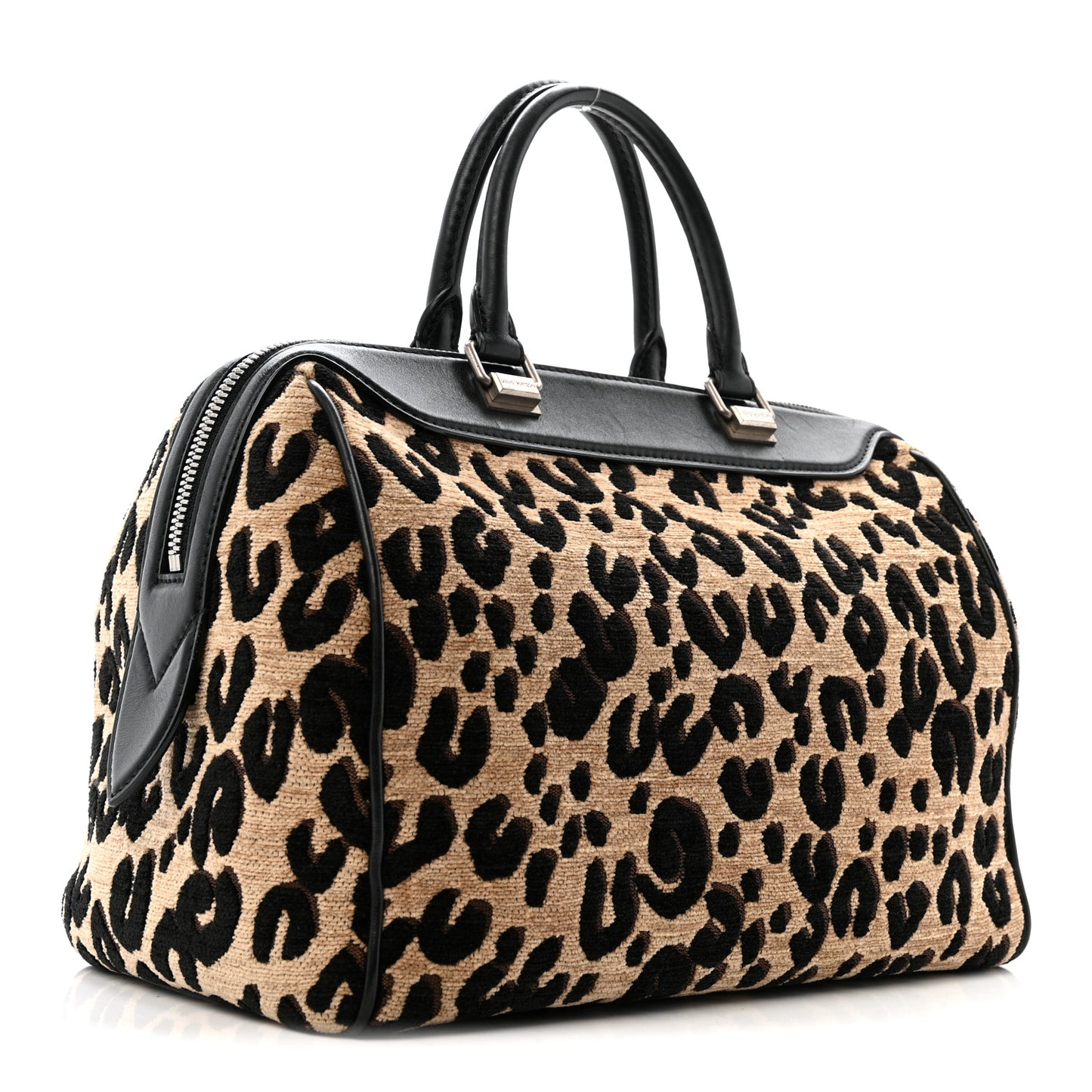 Jacquard Velvet Leopard Print Stephen Sprouse Speedy