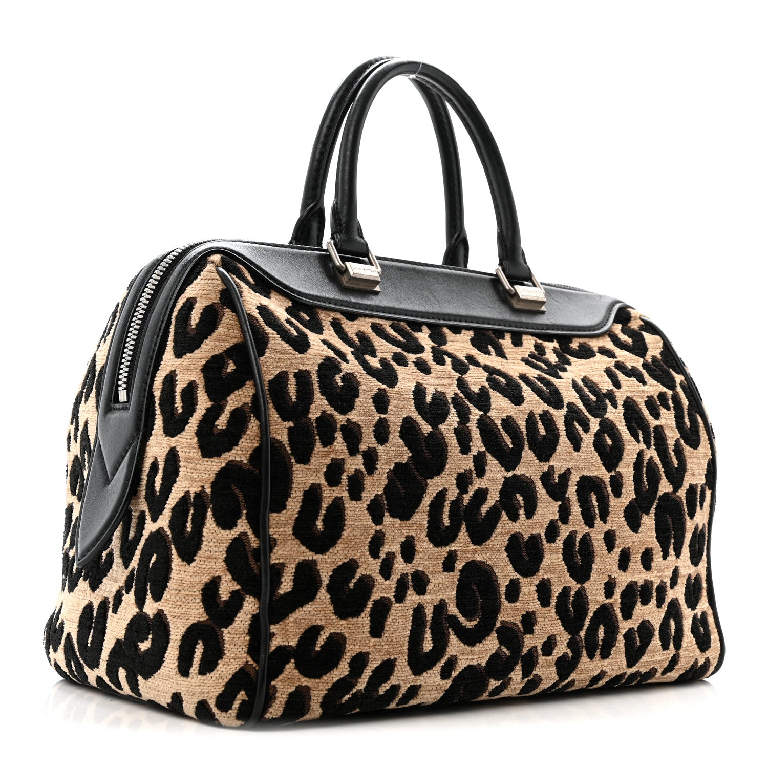 Louis Vuitton Jacquard Velvet Leopard Print Stephen Sprouse Speedy 3 of 15