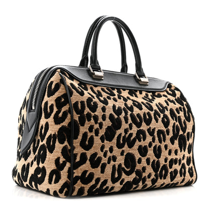 Louis Vuitton Jacquard Velvet Leopard Print Stephen Sprouse Speedy 3 of 15